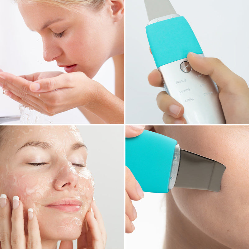 Ultrasonic Skin Scrubber Face Spatula-how-to-use