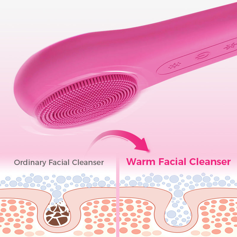 best silicone face scrubber with hot and cold therapy