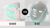 Should You Buy a $40 or $400 LED Light Therapy Mask? What to Know Before You Decide